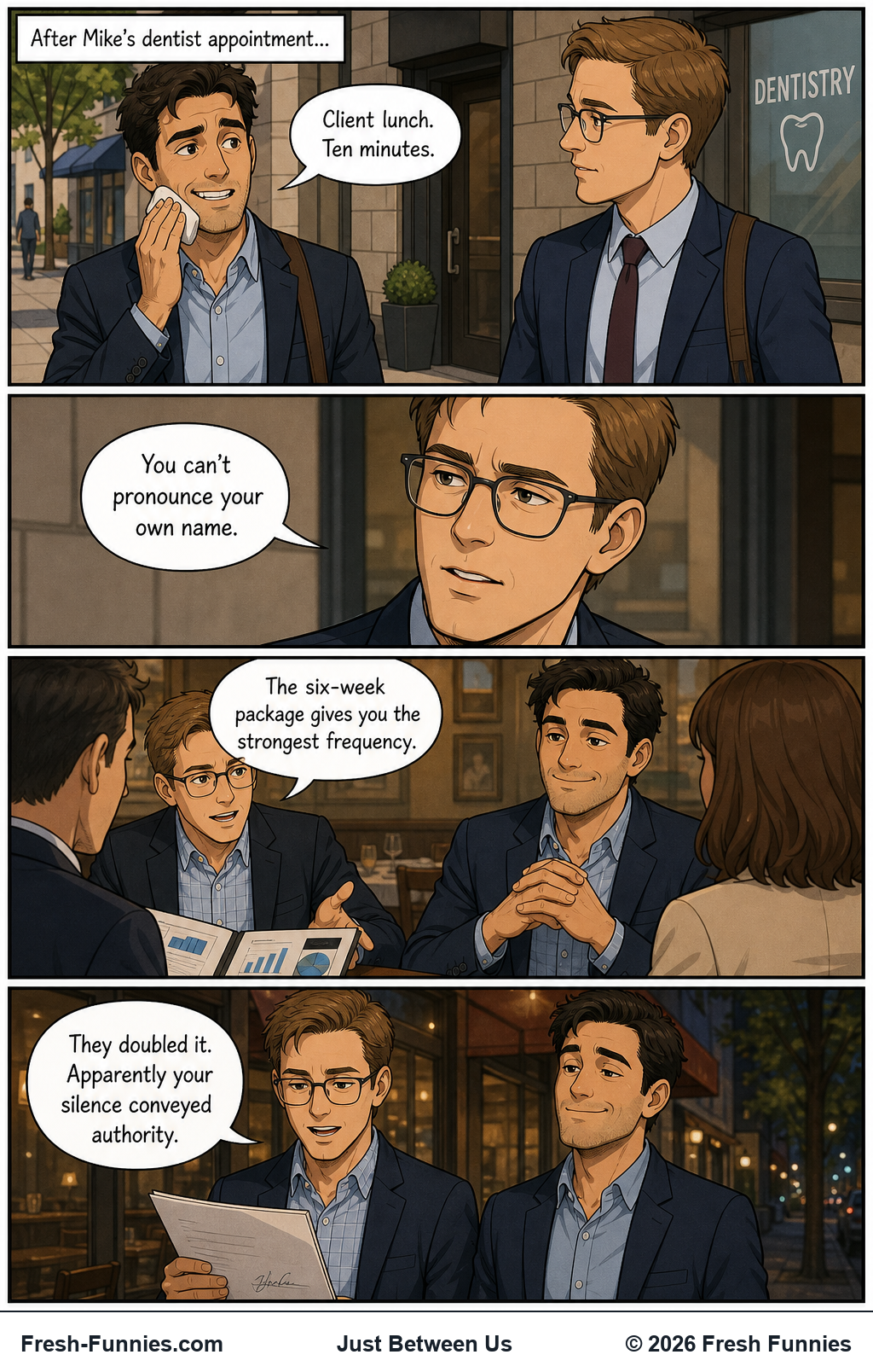 Just Between Us — Quiet Authority
