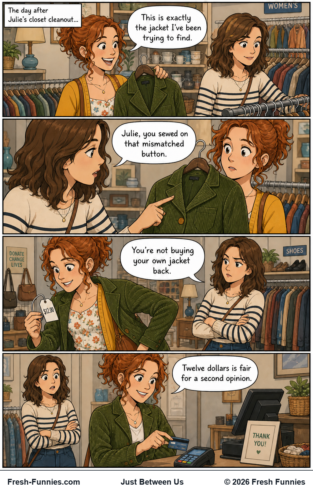 Just Between Us — Secondhand Opinion