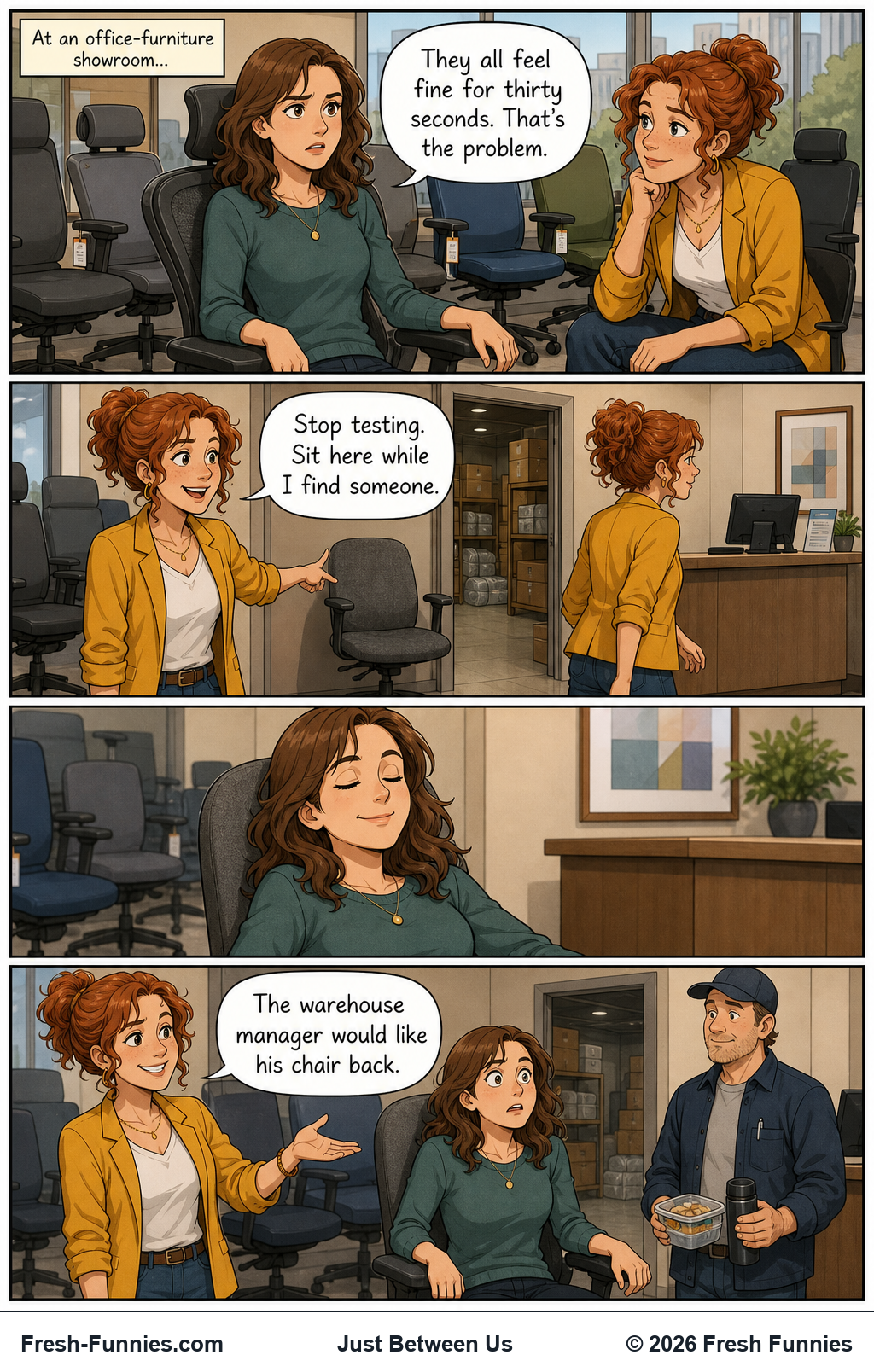Just Between Us — Management Seating