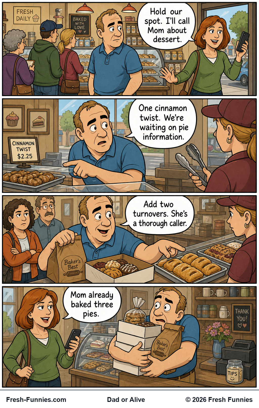 Dad or Alive — Place Order