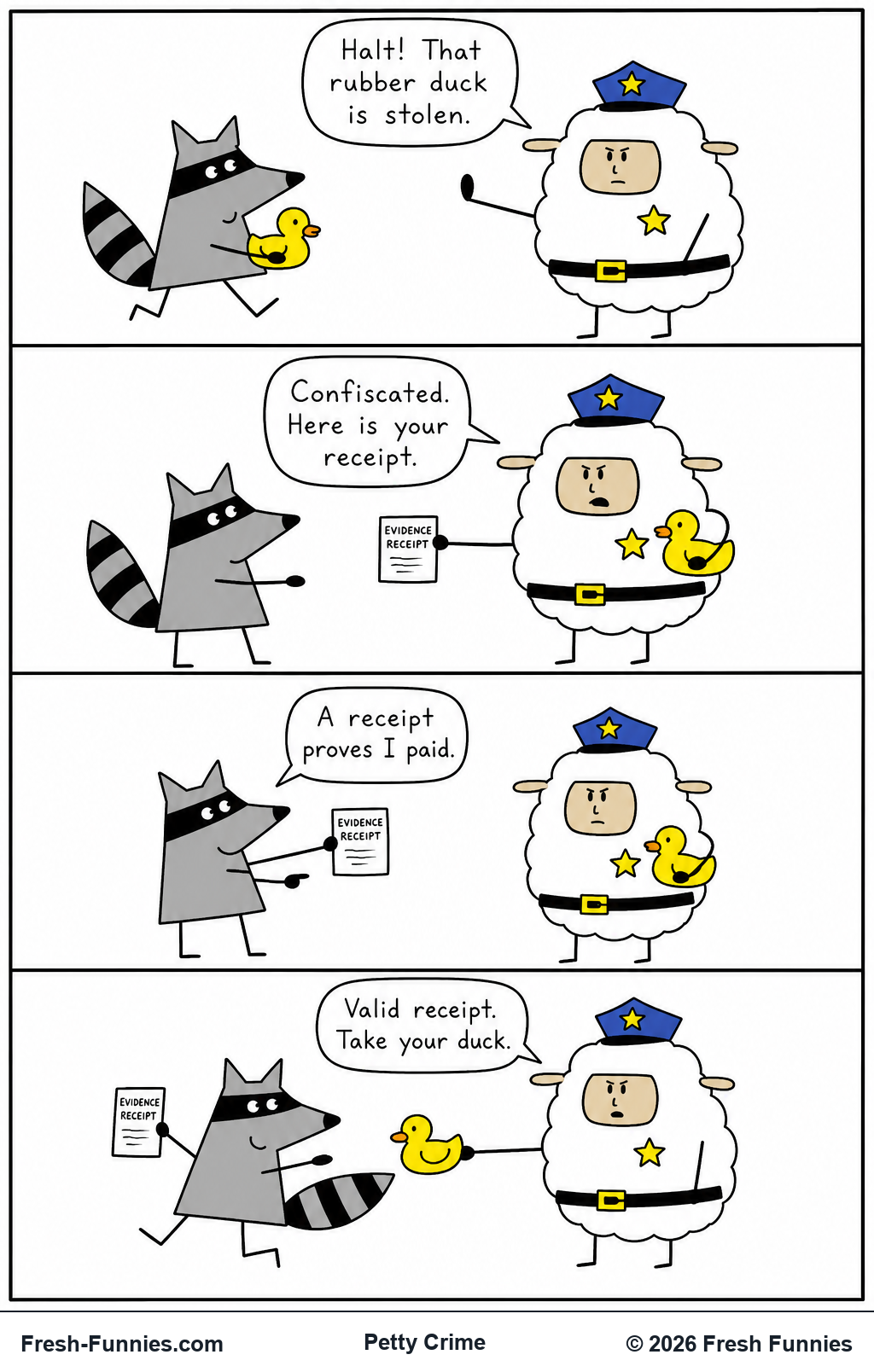 Petty Crime — Proof of Purchase