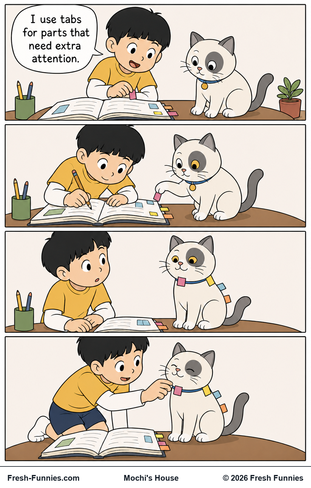 Mochi's House — Attention Guide