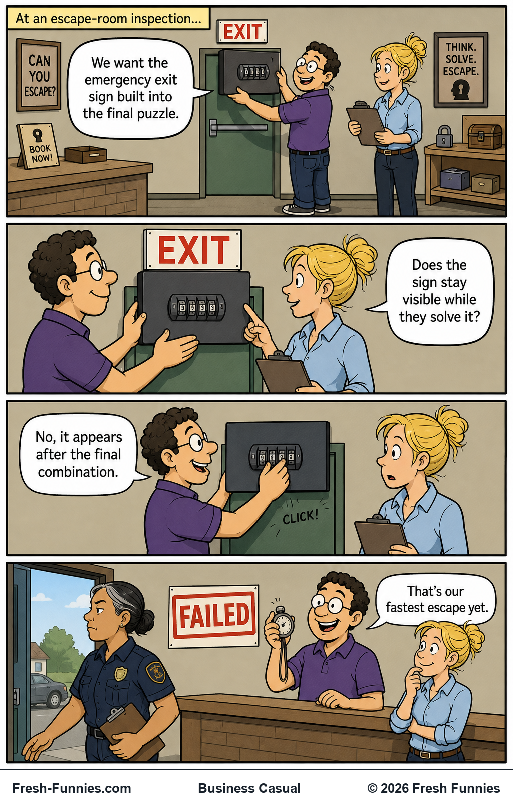 Business Casual — Fastest Escape