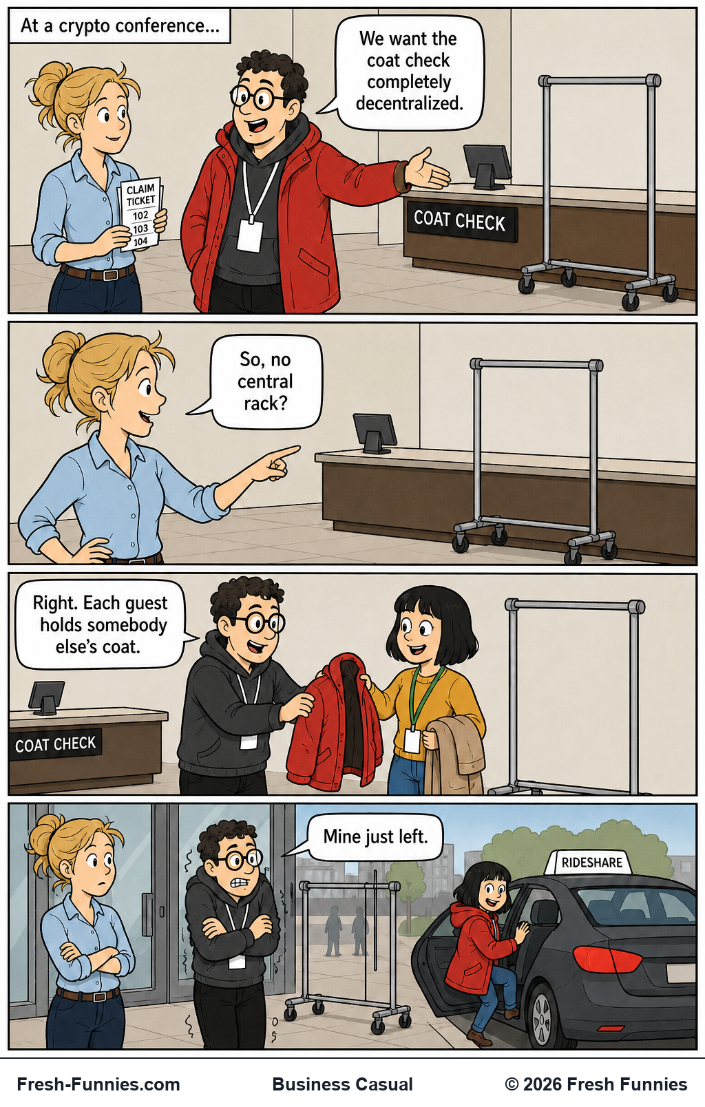Business Casual — Distributed Coats