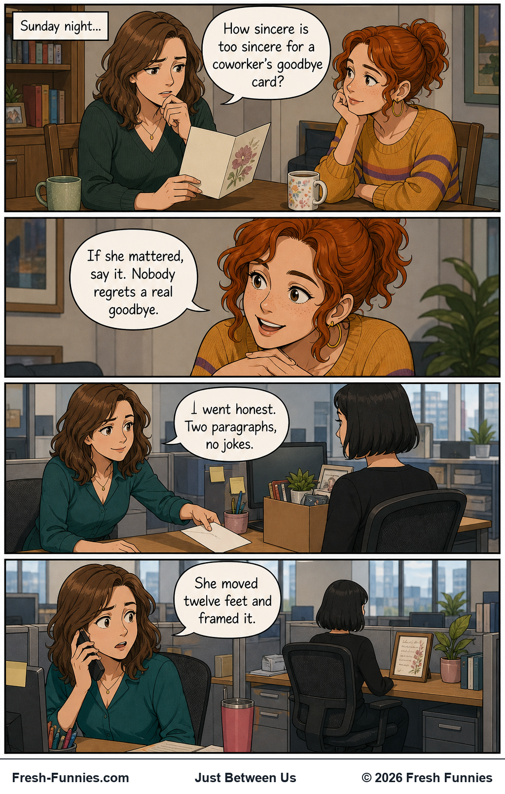 Just Between Us — Farewell Radius