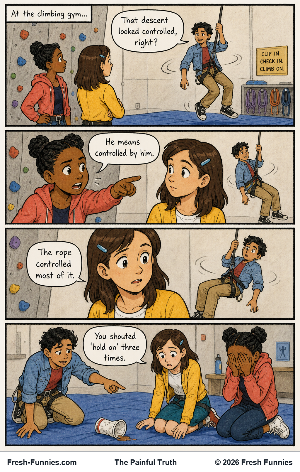 The Painful Truth — Controlled Descent