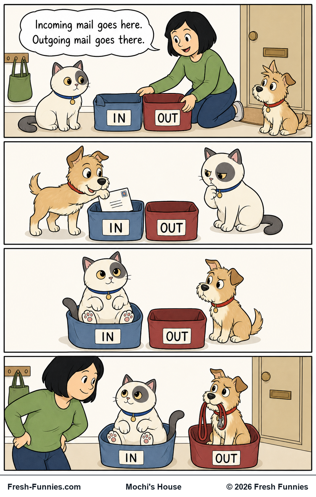 Mochi's House — Self-Sorting