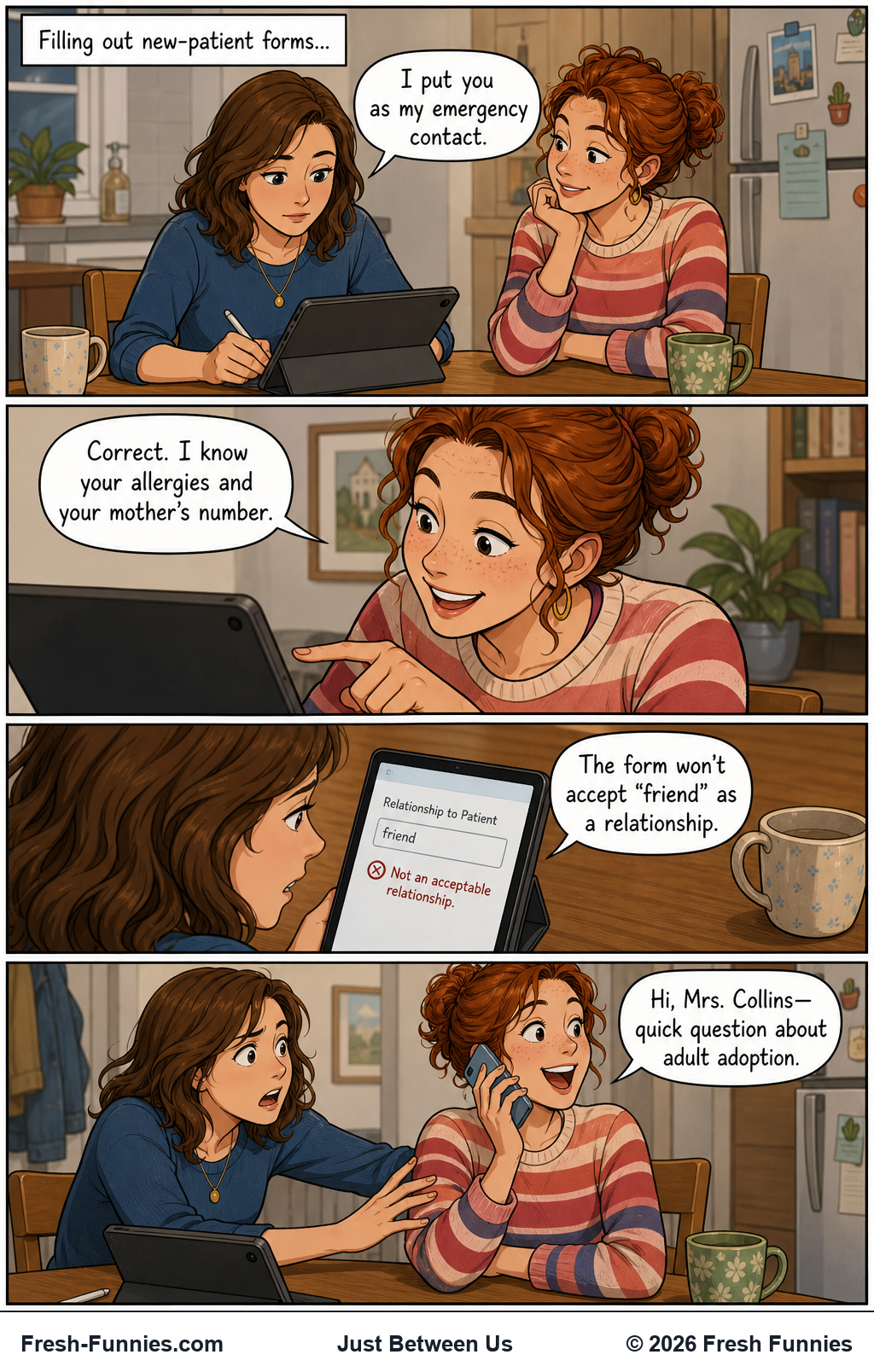 Just Between Us — Relationship Required