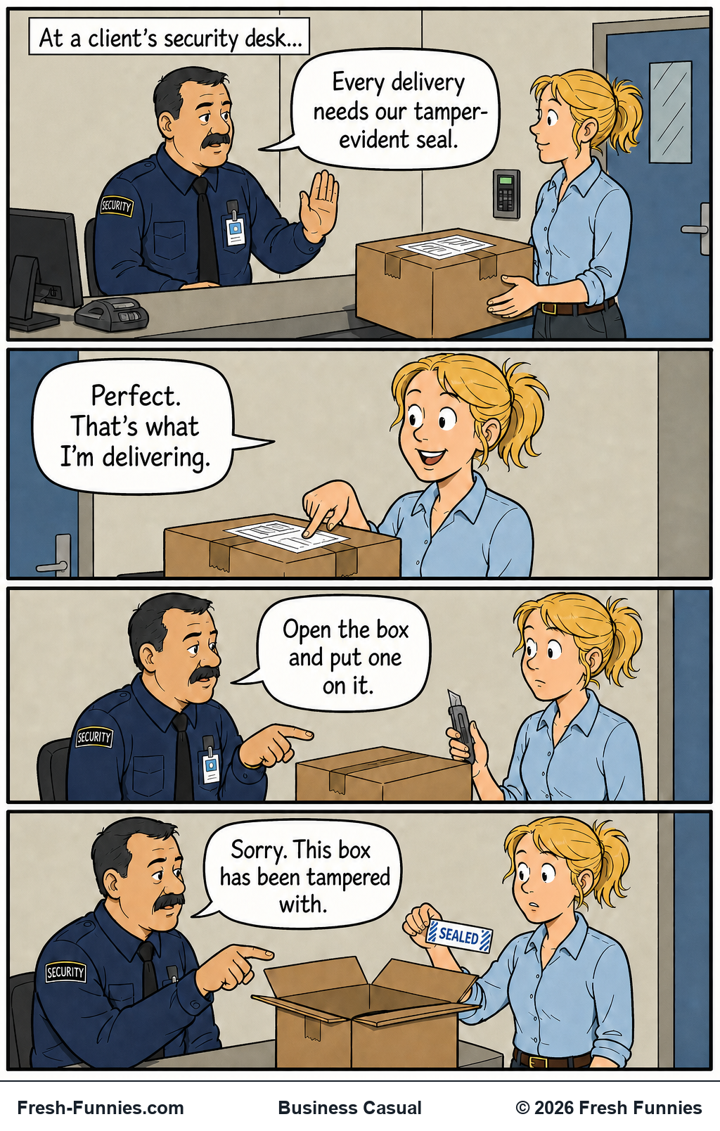 Business Casual — The Security Seal