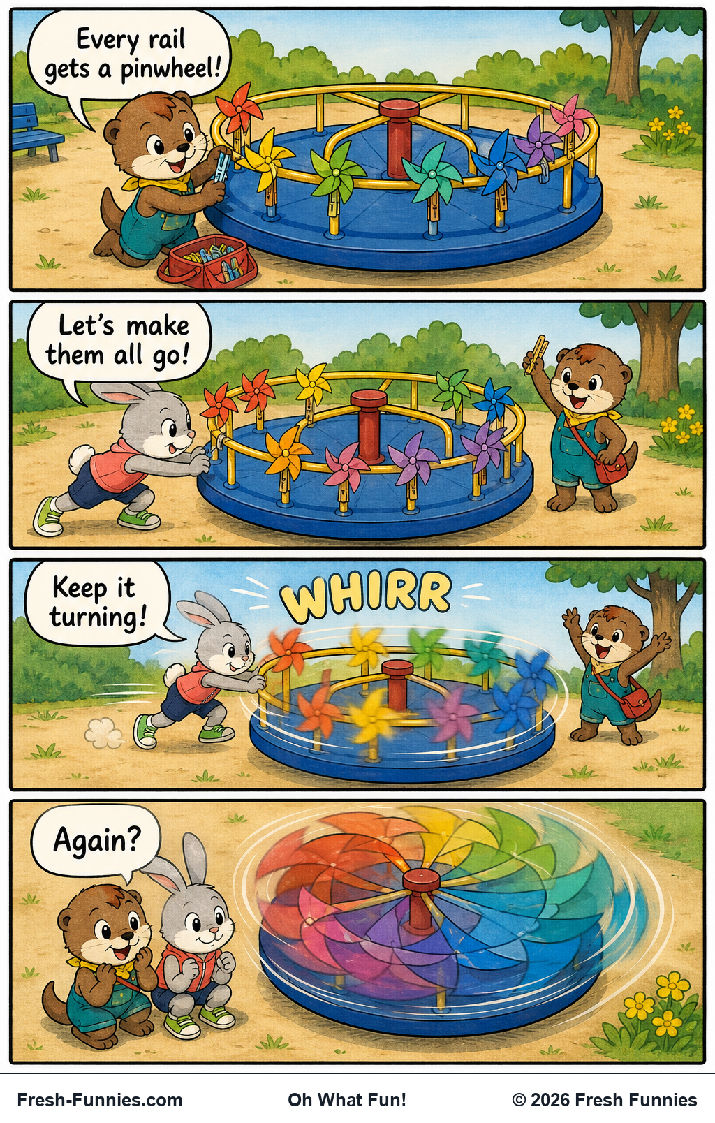 Oh What Fun — Pinwheel Bloom