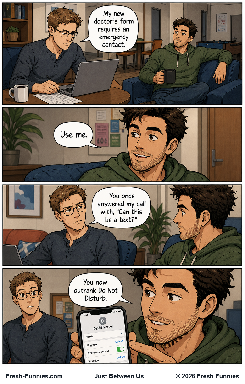 Just Between Us — Emergency Bypass