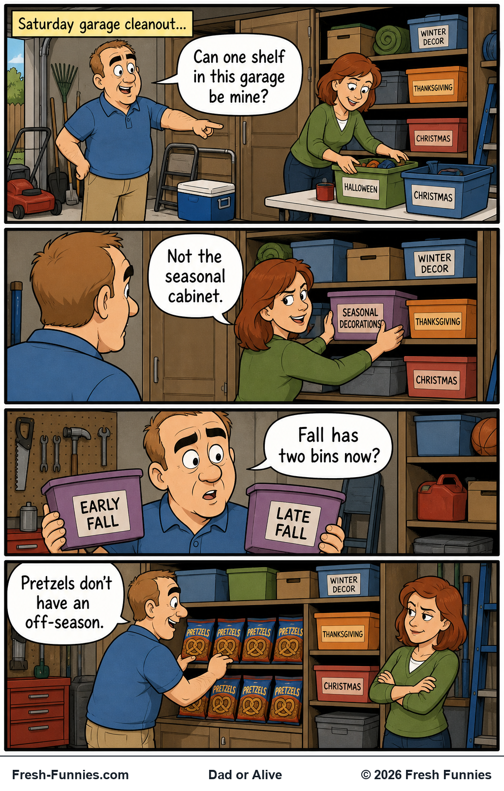 Dad or Alive — All-Season Storage