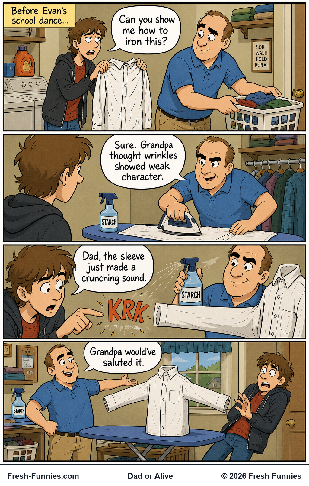 Dad or Alive — Strong Character
