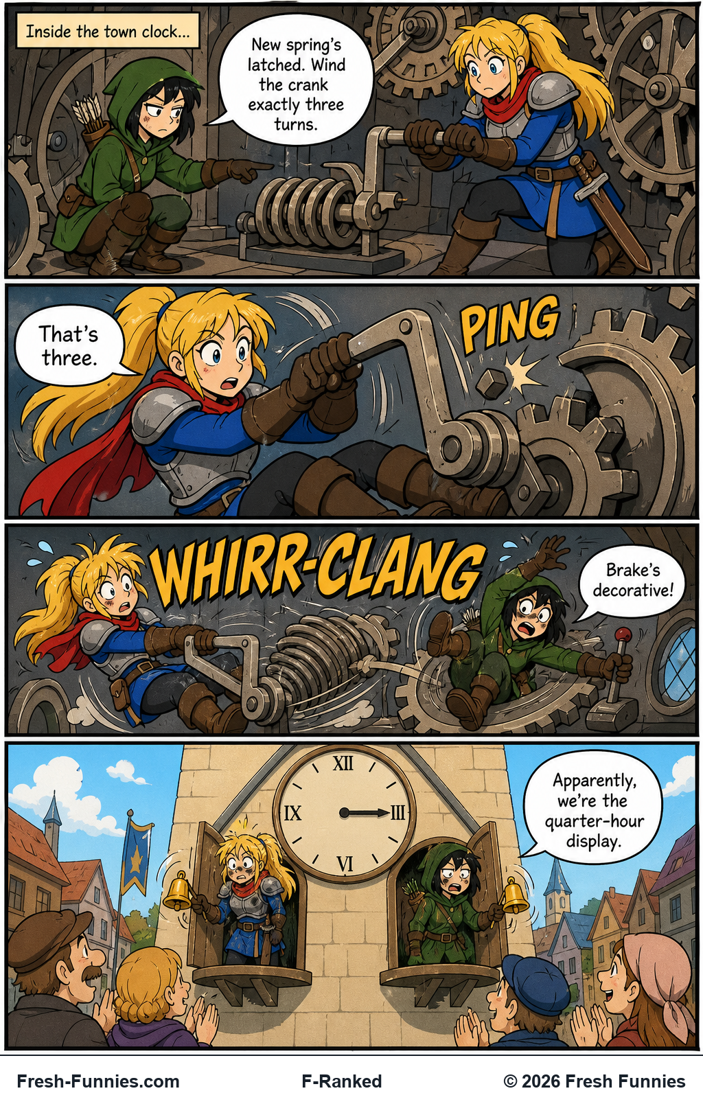 F-Ranked — Three-Turn Shift