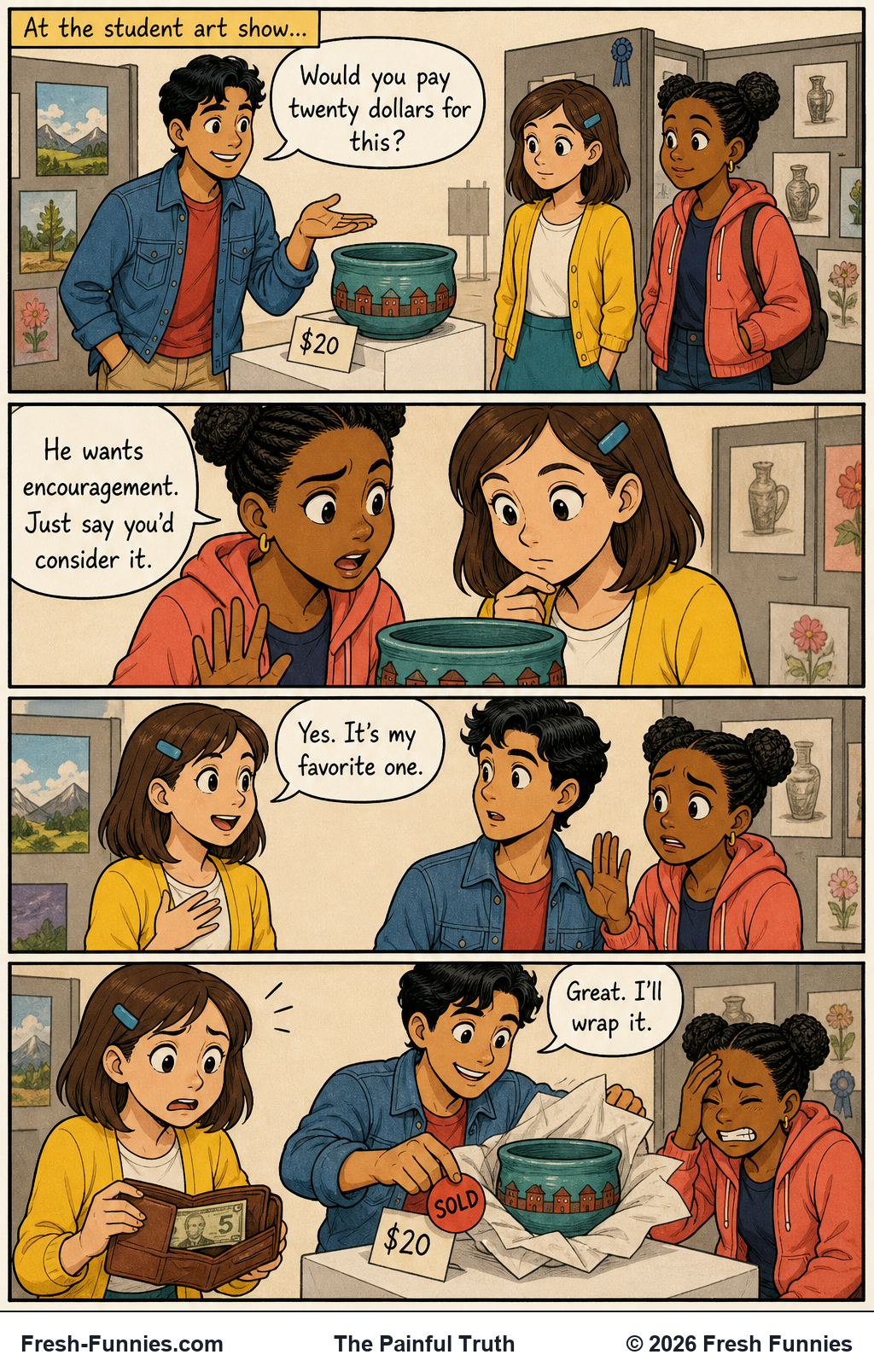 The Painful Truth — Full-Price Compliment