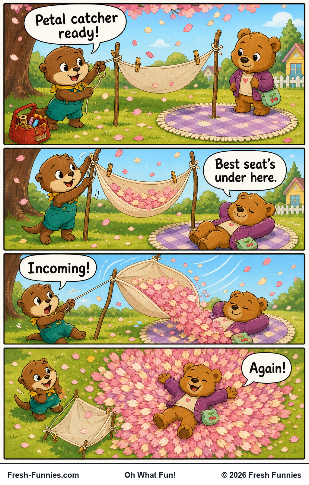 Oh What Fun! — Petal Catcher