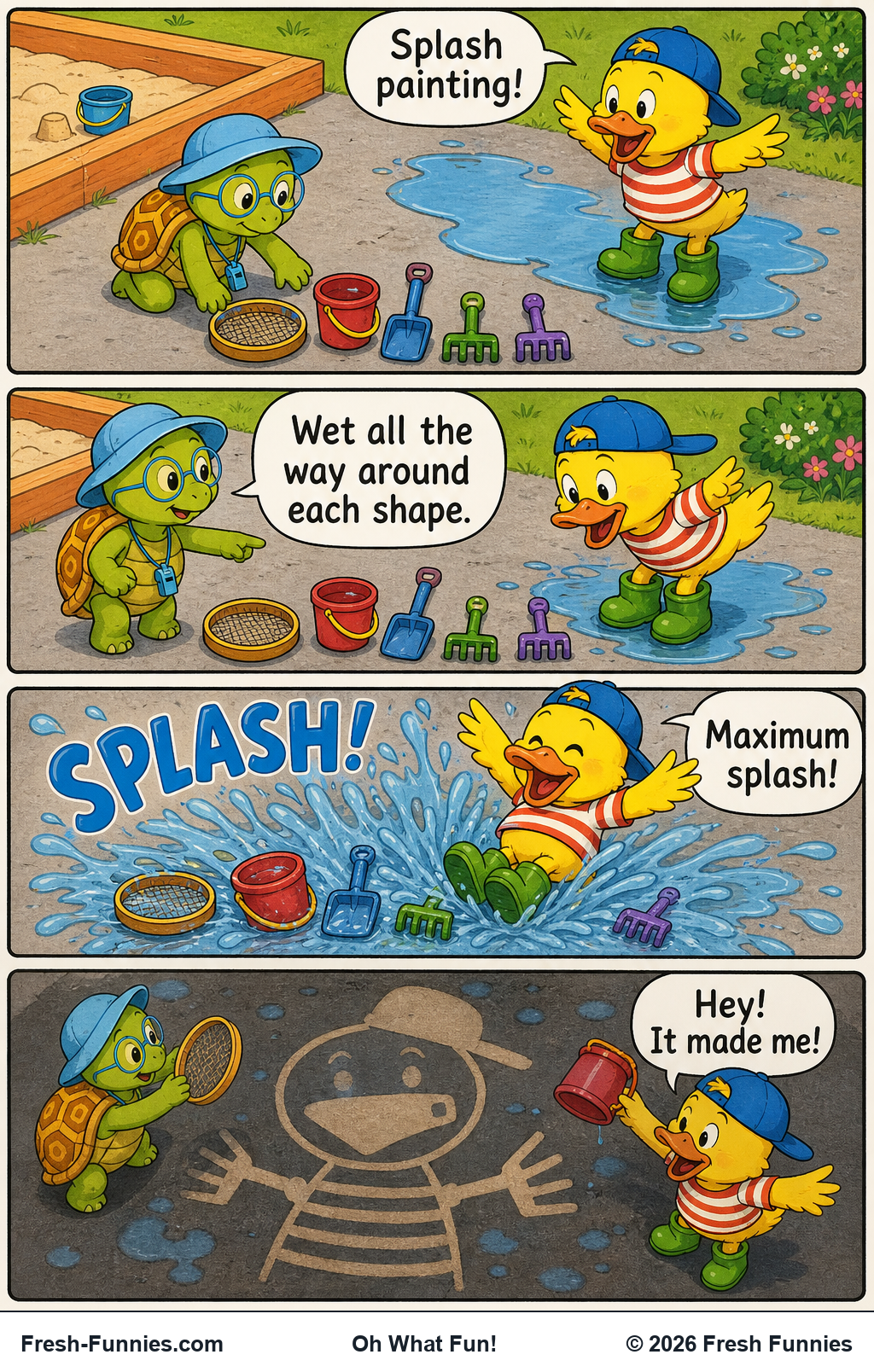 Oh What Fun! — Splash Stencil