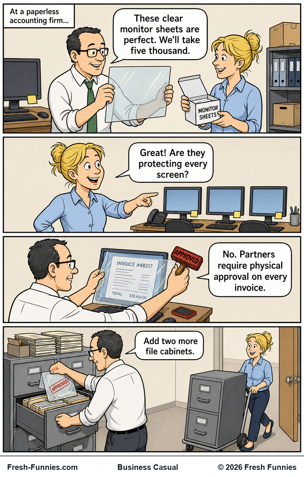 Business Casual — Clear Paper Trail