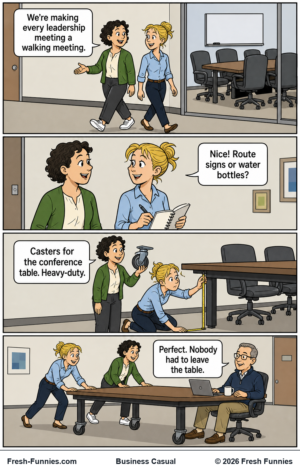 Business Casual — Table Walk