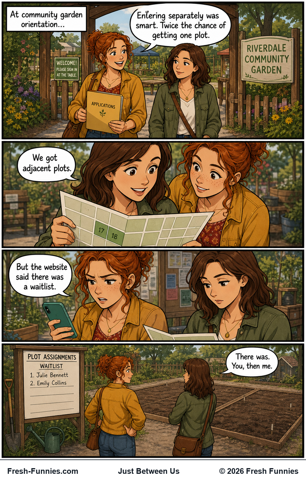 Just Between Us — Plot Priority